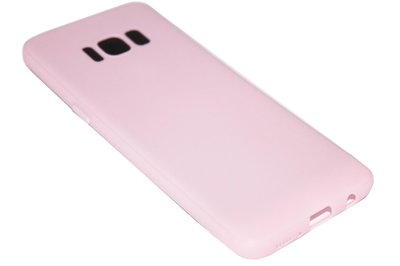 Siliconen hoesje roze Samsung Galaxy S8 Plus