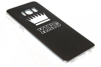 Zilver King hoesje Samsung Galaxy S8 Plus