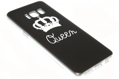Zilver Queen hoesje Samsung Galaxy S8 Plus