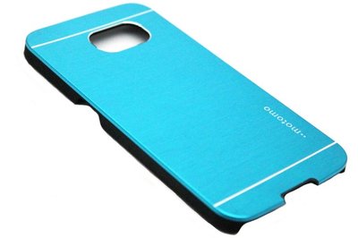Aluminium hoesje lichtblauw Samsung Galaxy S6