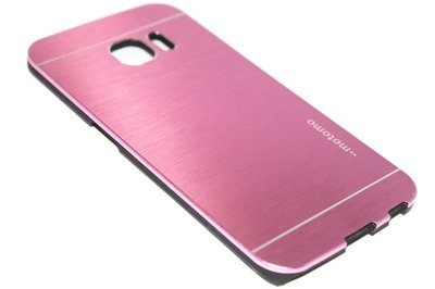 Aluminium hoesje roze Samsung Galaxy S6 Edge