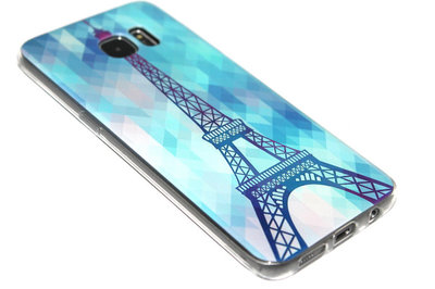 Stijlvol Eiffeltoren hoesje Samsung Galaxy S7 Edge