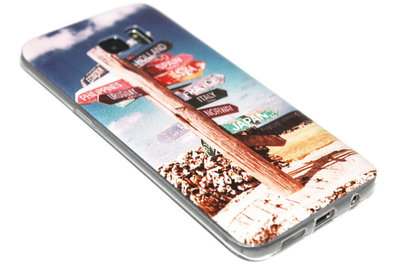 Wegwijzer hoesje Samsung Galaxy S7 Edge