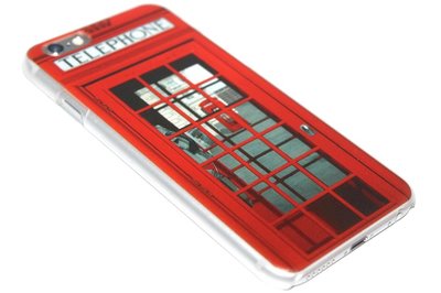 Londen telefooncel hoesje iPhone 6(S) Plus