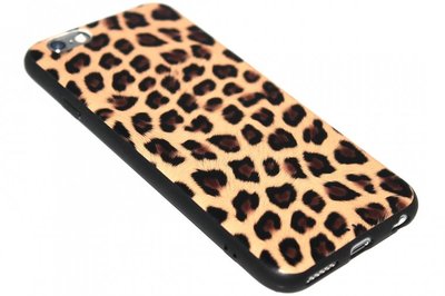Luipaard back cover bruin iPhone 6(S) Plus