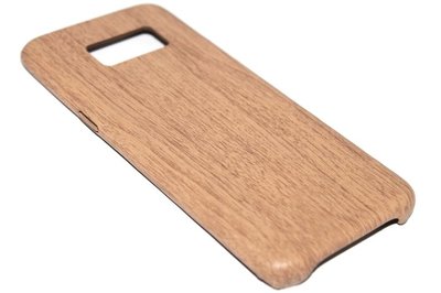 Houten hoesje lichtbruin Samsung Galaxy S8 Plus