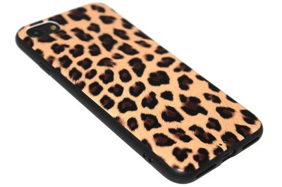Luipaard back cover bruin iPhone SE (2022/ 2020)/ 8/ 7