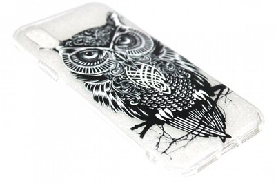 Uil hoesje siliconen iPhone XS/ X