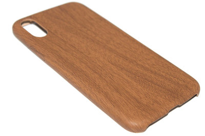 Houten hoesje bruin iPhone XS / X