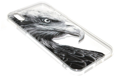 Roofvogel zeearend hoesje siliconen iPhone XS / X