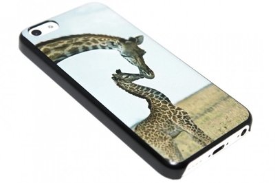 Giraffen hoesje kunststof iPhone 5C