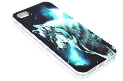 Wolf hoesje iPhone 5 / 5S / SE