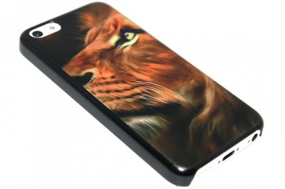 Oranje leeuw hoesje kunststof iPhone 5 / 5S / SE