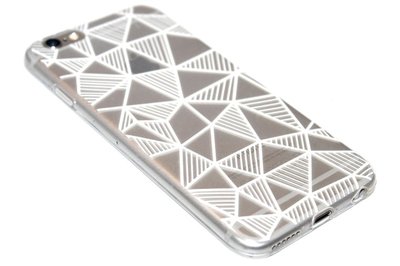 Driehoeken hoesje siliconen iPhone 6 (S) Plus