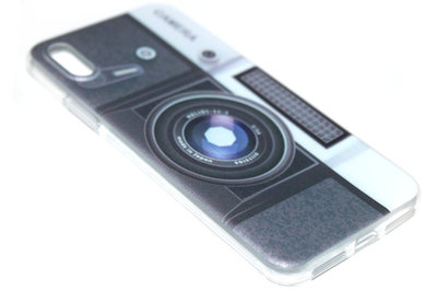 Fotocamera hoesje siliconen iPhone XS / X
