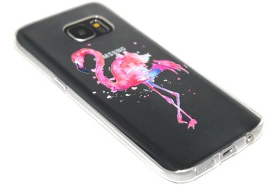 Flamingo hoesje siliconen Samsung Galaxy S7