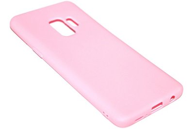 Roze siliconen TPU hoesje Samsung Galaxy S9