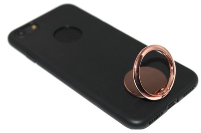 Roze telefoonhouder met ring universeel