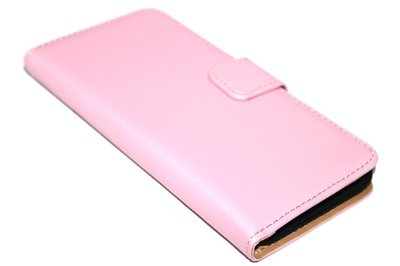 Kunstleren hoesje roze iPhone XS / X