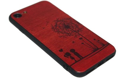 Paardenbloem liefdes hoesje siliconen iPhone 8 Plus / 7 Plus