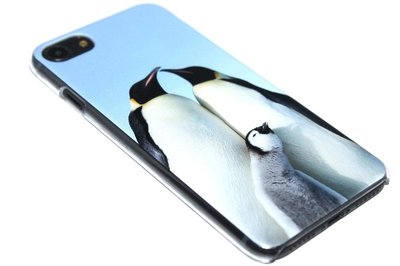 Pinguin hoesje kunststof iPhone 8 Plus / 7 Plus