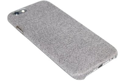 Stoffen hoesje grijs iPhone 6 / 6S