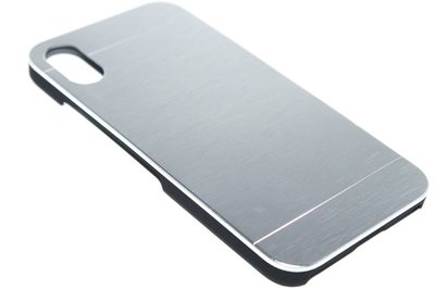 Aluminium hoesje zilver iPhone XS / X