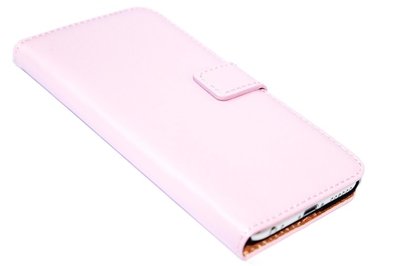 Kunstleren hoesje roze iPhone 5C