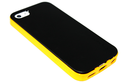 Rubber hoesje geel iPhone 5C