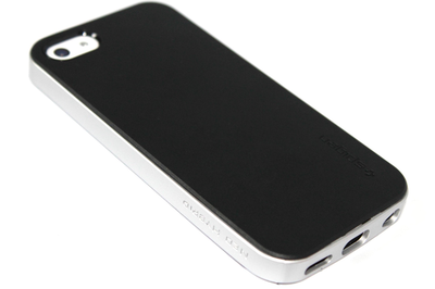 Rubber hoesje zilver iPhone 5C
