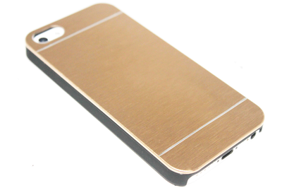 Aluminium hoesje goud iPhone 5C