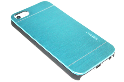 Aluminium hoesje blauw iPhone 5C