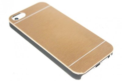 Aluminium hoesje goud iPhone 5 / 5S / SE
