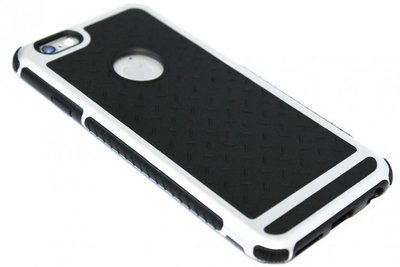 Rubber hoesje zwartzilver Iphone 6 / 6S