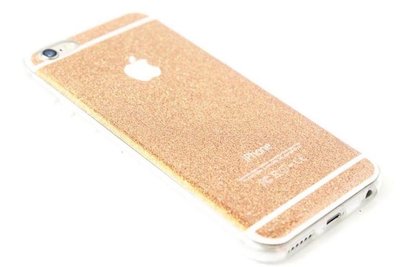 Bling bling hoesje goud iPhone 6 / 6S