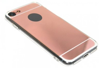 Spiegel hoesje beige iPhone 8 Plus / 7 Plus