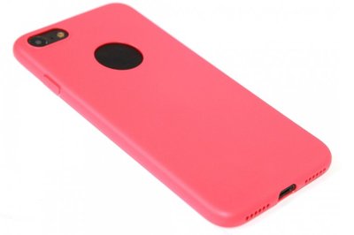 Siliconen hoesje rood iPhone 8 Plus / 7 Plus