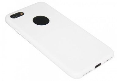 Siliconen hoesje wit iPhone 8 Plus / 7 Plus