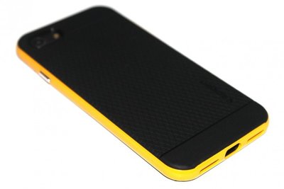 Rubber hoesje geel iPhone 8 Plus / 7 Plus