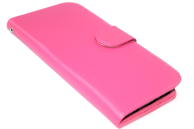 Kunstleren hoesje roze Samsung Galaxy S7 Edge