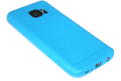 Siliconen hoesje blauw Samsung Galaxy S7