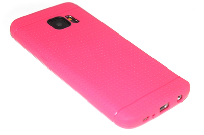 Siliconen hoesje roze Samsung Galaxy S7
