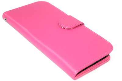 Kunstleren hoesje roze Samsung Galaxy S7
