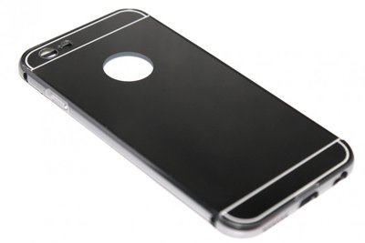 Spiegel hoesje aluminium zwart iPhone 6 / 6S