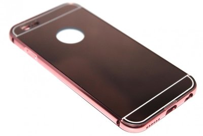 Spiegel hoesje aluminium beige iPhone 6 / 6S