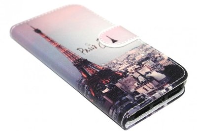 Parijs Eiffeltoren hoesje kunstleer iPhone 8 Plus / 7 Plus