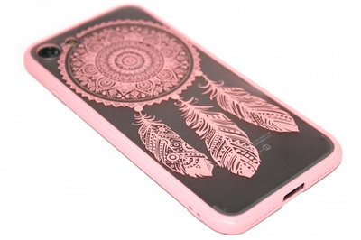 Mandala dromenvanger hoesje roze iPhone 8 Plus / 7 Plus