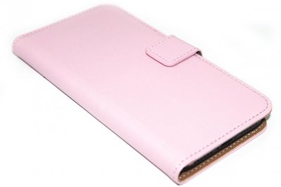 Kunstleren hoesje roze iPhone 8 Plus / 7 Plus