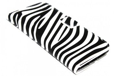 Zebra hoesje kunstleer iPhone 6 (S) Plus