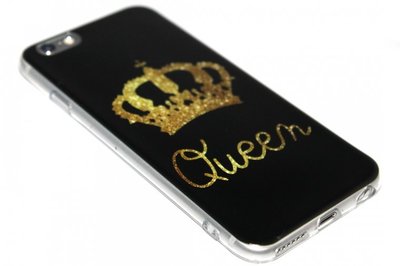Queen hoesje siliconen iPhone 6 / 6S